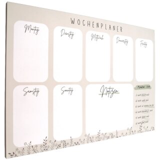 Schreibtischunterlage - Wochenplaner