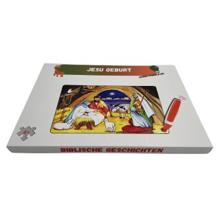 Audio-Holzpuzzle - Jesu Geburt