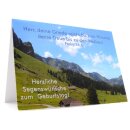 Doppelkarten zum Geburtstag