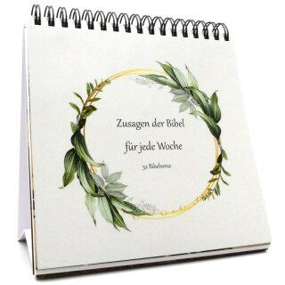 Aufstellbuch - Zusage der Bibel für jede Woche