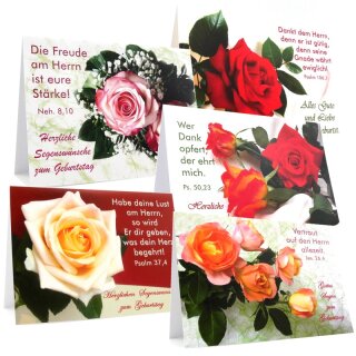 Doppelkarten zum Geburtstag