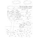 Ansicht Junge kämpft gegen den Wind