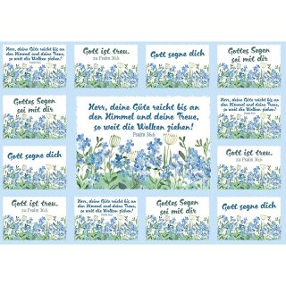 Aufkleber - Herr, deine Güte reicht bis an den Himmel