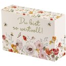 Du bist so wertvoll! - Zweiteilige Zettel-Box