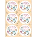 Aufkleber - Ein Strauß guter Wünsche