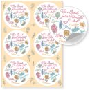 Aufkleber - Ein Strauß guter Wünsche