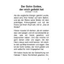 Der Sohn Gottes, der mich geliebt hat