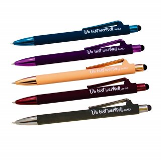 Kugelschreiber - Du bist wertvoll