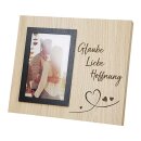 LED-Fotorahmen - Glaube, Liebe, Hoffnung