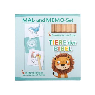 Mal- und Memo-Set - Löwe