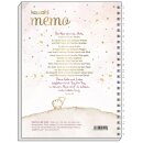 Memo Block - Du bist bei mir jeden Tag - A6