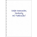 Memo Block - Spuren im Sand - A5