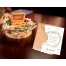 Faltkarte - Hochzeit Blumenkranz