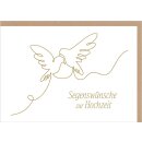 Faltkarte - Hochzeit - Vögel