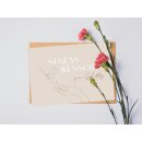 Faltkarte - Segenswünsche - Schmetterling