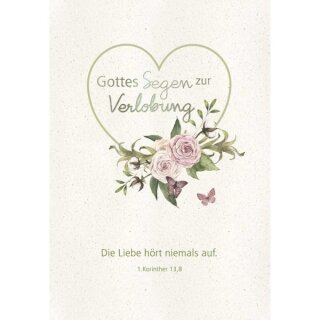 Faltkarte - Zur Verlobung