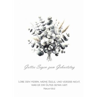 Postkarte - Segen zum Geburtstag