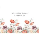 Postkarte - Seid in allem dankbar