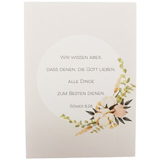 Postkarte - Alle Dinge dienen zum besten