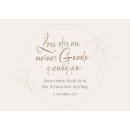 Postkarte - Gnade genügen