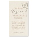 Metallschild - Werde ein Segen