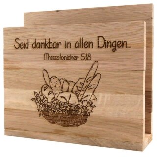 Serviettenständer - Seid in allem Dankbar