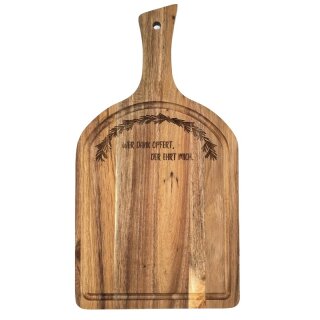 Schneidebrett - Wer Dank opfert