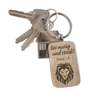 Schlüsselanhänger - Sei mutig und stark
