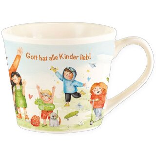 Kindertasse - Gott hat alle Kinder lieb