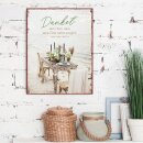 Metallschild groß - Danket dem Herrn