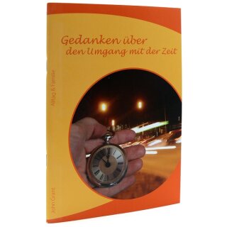 Heft Gedanken über den Umgang mit der Zeit