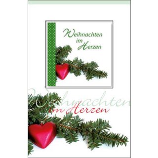 Buchkarte - Weinachten im Herzen