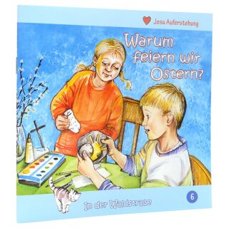 Zwei Kinder vor einem blühenden Baum