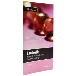 Heft Esoterik Band 5 Reihe Orientierung