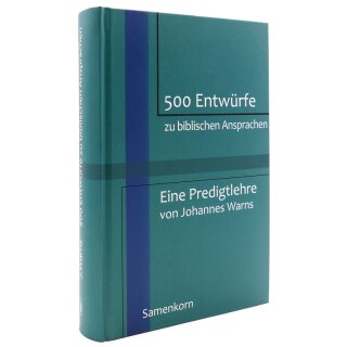 500 Entwürfe zu biblischen Ansprachen