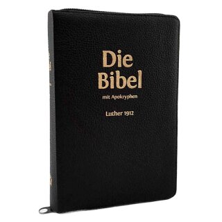 Luther 1912 Leder mit Apokryphen Taschenausgabe