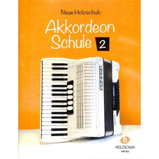 Notenheft für Akkordeon Schule Band 2