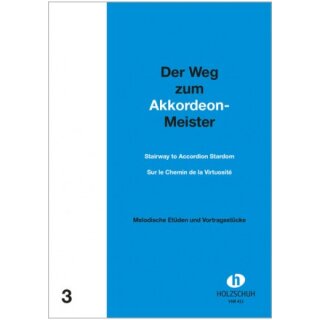 Notenheft Der Weg zu Akkordeonmeister 3