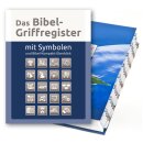 Das Bibel-Griffregister mit Symbolen