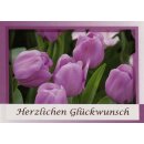 Faltkarte zum Geburtstag - Herzlichen Glückwunsch