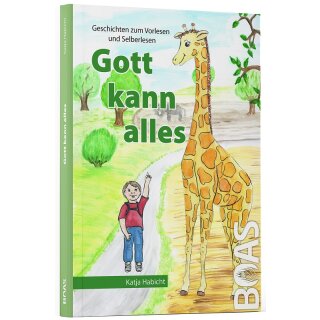 Kleiner Junge mit Girafe