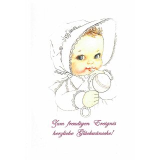 Faltkarten zum freudigen Ereignis - mit Bibelvers