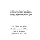 Faltkarte zum freudigen Ereignis - mit Gedicht
