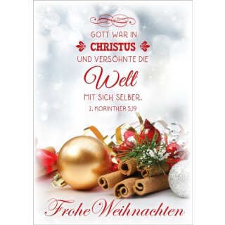 Postkarte - Gott war in Christus