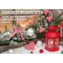 Postkarte - Rotes Windlicht