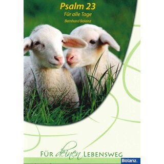 Grußheft - Psalm 23