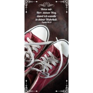 Magnetlesezeichen mit Motiv Turnschuhe