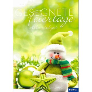 Grußheft - Gesegnete Feiertage