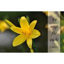 Faltkarte - Er sorgt für euch!