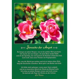 Postkarte - Jenseits der Angst